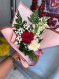 Single Roses Hand Ties