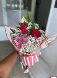 Single Roses Hand Ties